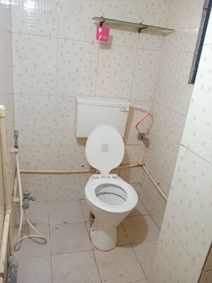 Bathroom in 1 RK Apartment at Mahakali CHS, Andheri East – for Rent