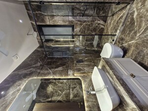 Staircase in 4 BHK Builder Floor at Greater Kailash – for Sale