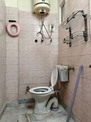 Bathroom in 2 BHK Builder Floor at Lajpat Nagar ii – for Rent