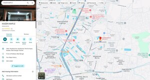 2 BHK Apartment – Map Location View at Jadavpur - for Rent