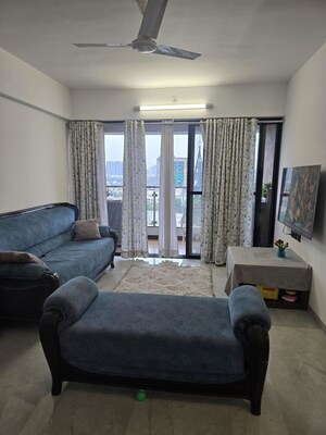 Living Room in 2 BHK Apartment at Unique Youtopia, Kharadi – for Rent