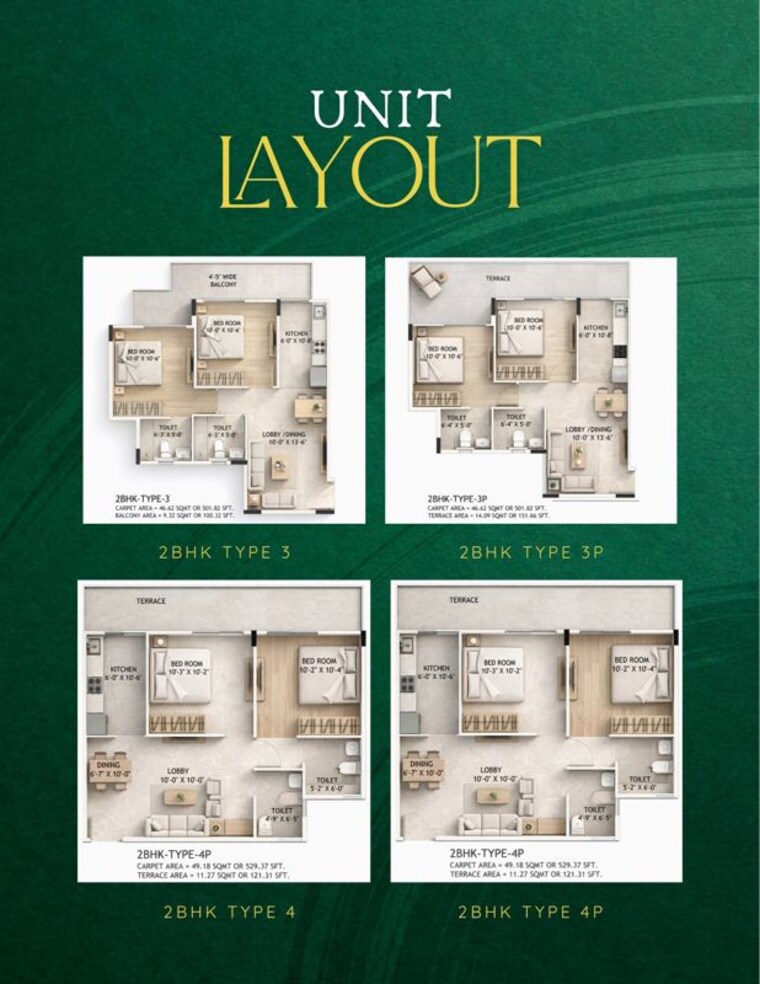 Floor Plan, ycon-platinum-heights  645 Sq.Ft. Apartment In Pataudi Gurgaon 10544384