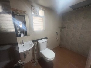 Bathroom in 3 BHK Apartment at Renaissance Woods Phase II, Jalahalli – for Rent
