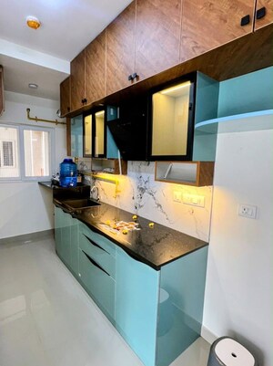 Kitchen in 2 BHK Apartment at Brigade El Dorado, Bagaluru – for Rent