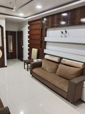 Living Room in 3 BHK Apartment at Evershine Grandeur, Malad West – for Rent