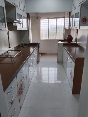 Kitchen in 3 BHK Apartment at Evershine Grandeur, Malad West – for Rent