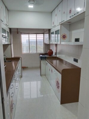 Kitchen in 3 BHK Apartment at Evershine Grandeur, Malad West – for Rent
