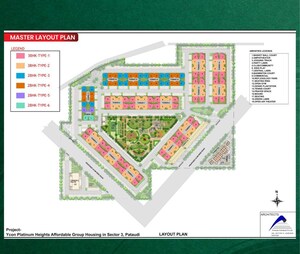 Master Plan in 3 BHK Apartment at Ycon Platinum Heights, Pataudi – for Sale