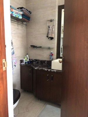 Bathroom in 3 BHK Builder Floor at Defence Colony – for Rent