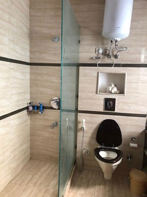 Bathroom in 3 BHK Builder Floor at Defence Colony – for Rent