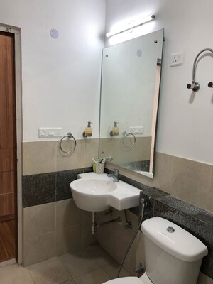 Bathroom in 3 BHK Apartment at Gaur Atulyam, Omicron I Greater Noida – for Sale