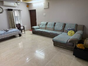 Living Room in 3 BHK Apartment at Prestige Beverly Hills, Kokapet – for Rent