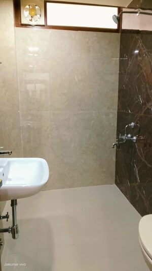 Bathroom in 3 BHK Apartment at Vasant Kunj – for Rent