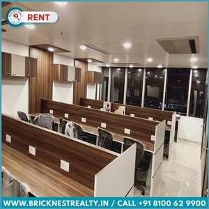 Team Area in  Office Space at Bharti Astra Towers, New Town – for Rent