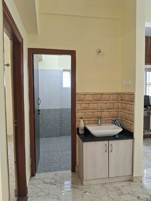 Bathroom in 2 BHK Apartment at Infantry Road – for Rent