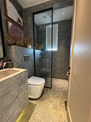 Bathroom in 3.5 BHK Builder Floor at Adani Samsara Vilasa, Sector 63 – for Rent