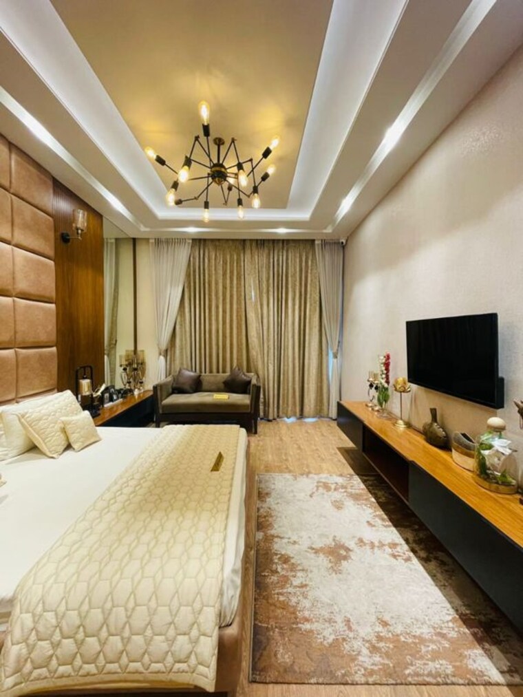 Bedroom, allwin-el-spazia 3.5 Bedroom 1800 Sq.Ft. Apartment In Sanauli Zirakpur 10544667