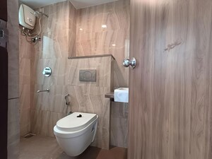 Bathroom in 1 BHK Apartment at Lodha Amara, Kolshet Road – for Rent