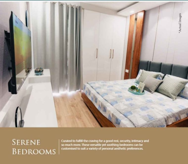 Bedroom, jms-primeland 2.5 Bedroom 120 Sq.Yd. Builder Floor In Sector 95a Gurgaon 10544733