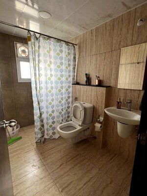 Bathroom in 3.5 BHK Apartment at Prestige Lakeside Habitat, Varthur – for Rent