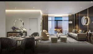 Living Room in 3 BHK Apartment at SS Cendana, Sector 83 – for Sale