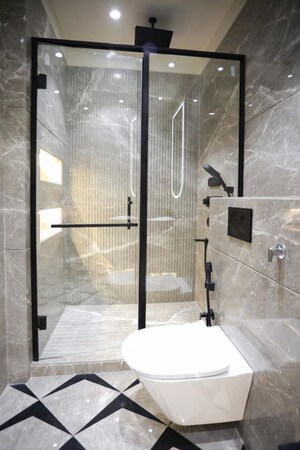 Bathroom in 4 BHK Builder Floor at Sector 21 – for Rent