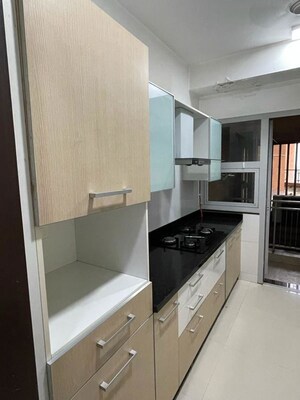 Kitchen in 2.5 BHK Apartment at DB Woods, Goregaon East – for Rent