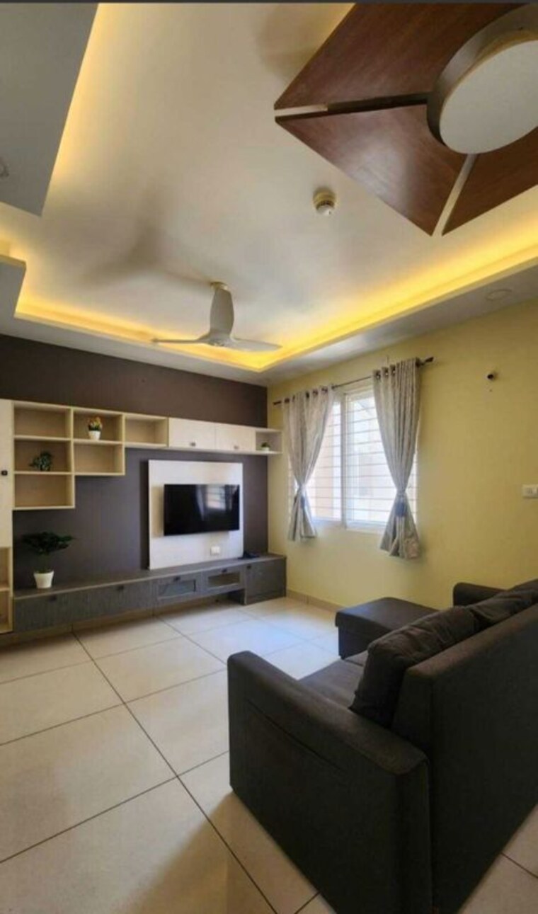 Living Room, prestige-lakeside-habitat-apartments 2 Bedroom 1216 Sq.Ft. Apartment In Gunjur Bangalore 10544912