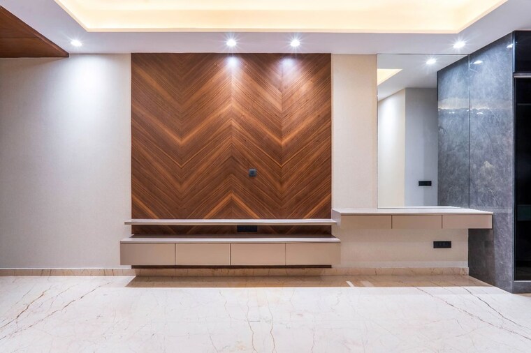 Living Room, unitech-south-city-1 4 Bedroom 4530 Sq.Ft. Builder Floor In South City 1 Gurgaon 10544934
