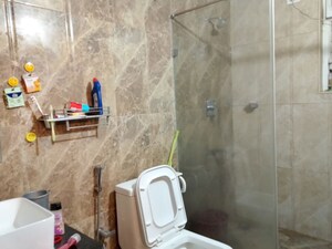 Bathroom in 2 BHK Apartment at Shriram Luxor, Hennur Road – for Rent