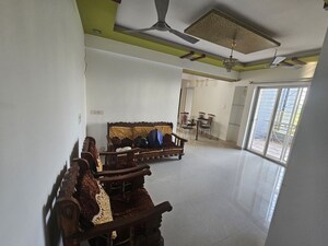 Living Room in 3 BHK Apartment at Aishwaryam Greens Co-operative Housing Society, Wakad – for Rent