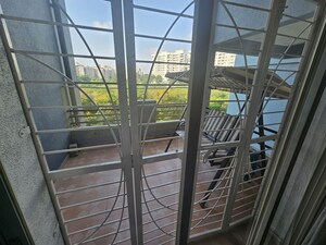Balcony in 3 BHK Apartment at Aishwaryam Greens Co-operative Housing Society, Wakad – for Rent