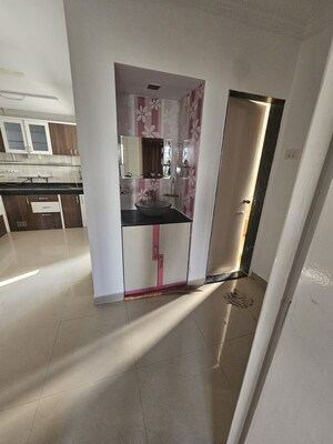 Balcony in 3 BHK Apartment at Aishwaryam Greens Co-operative Housing Society, Wakad – for Rent