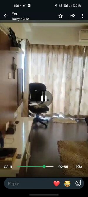 Team Area in 2 BHK Apartment at Prisha Orchids, Thanisandra – for Rent