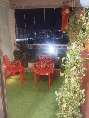 Balcony in 2 BHK Apartment at Ravet – for Rent
