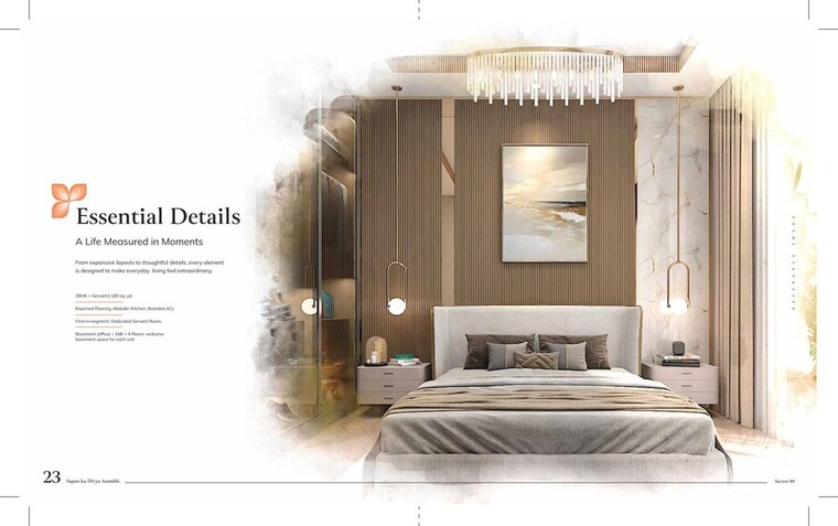 Exterior View, ganga-kashi-residences 3.5 Bedroom 1620 Sq.Ft. Builder Floor In Sector 89 Gurgaon 10545056