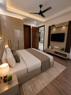 Bedroom in 3 BHK Builder Floor at Sector 15 – for Rent