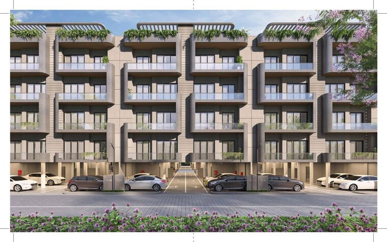 Exterior View, ganga-kashi-residences 3.5 Bedroom 1620 Sq.Ft. Builder Floor In Sector 89 Gurgaon 10545104