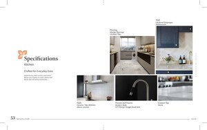 Kitchen in 3.5 BHK Builder Floor at Ganga Kashi Residences, Sector 89 – for Sale