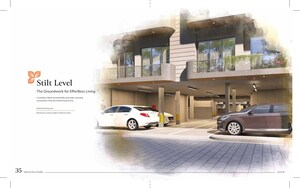 Parking in 3.5 BHK Builder Floor at Ganga Kashi Residences, Sector 89 – for Sale