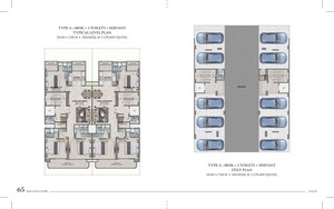 Floor Plan in 3.5 BHK Builder Floor at Ganga Kashi Residences, Sector 89 – for Sale
