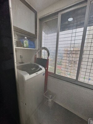 Bathroom in 2 BHK Apartment at Divine Aspen Garden, Goregaon East – for Rent
