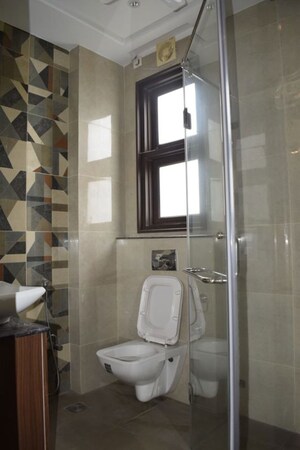 Bathroom in 3.5 BHK Builder Floor at Suncity – for Rent