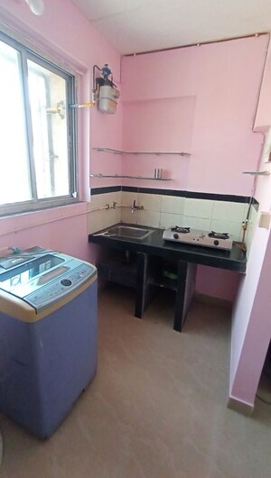 Kitchen in 1 BHK Apartment at Mhada Bharat Mill, Lower Parel – for Rent