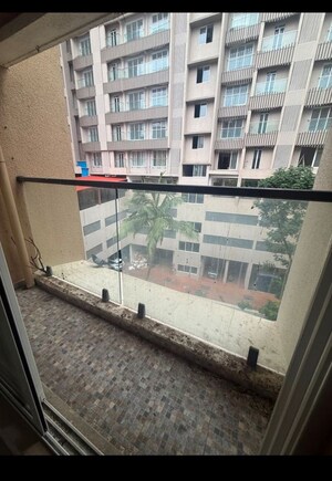 Balcony in 2 BHK Apartment at Satyam Society Panch Pakhdi, Panch Pakhadi – for Rent