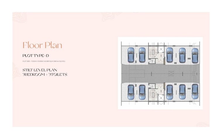 Floor Plan, ganga-green-valley 3.5 Bedroom 1525 Sq.Ft. Builder Floor In Sector 78 Gurgaon 10545243