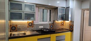 Kitchen in 3 BHK Apartment at Seven Hills Residency Gachibowli, Gachibowli – for Rent