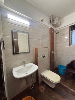 Bathroom in 3 BHK Apartment at Chembur – for Rent