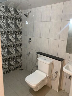 Bathroom in 3 BHK Apartment at Puravankara Purva Zenium, Hosahalli – for Rent