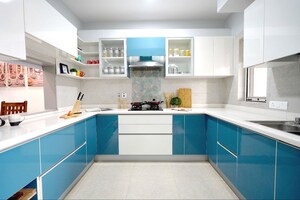 Kitchen in 3 BHK Builder Floor at Shalimar Bagh – for Sale